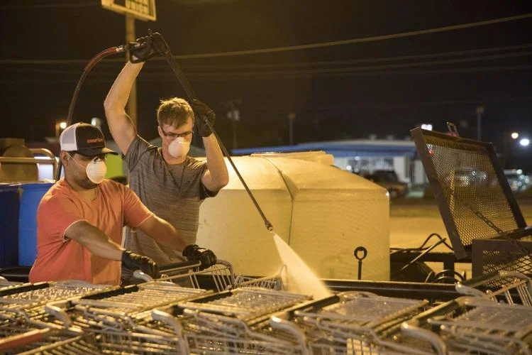 Houston-Shopping-Cart-Pressure-Washing