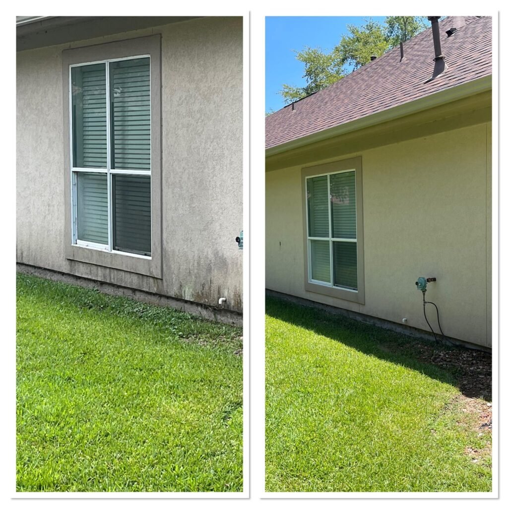 Dirty exterior walls Houston Texas
