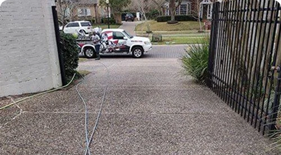 Pressure Washing America Driveway and Parking lot cleaning